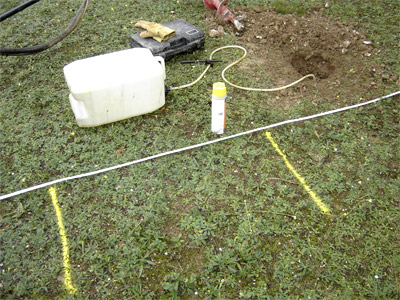 mesure zone d'épandage